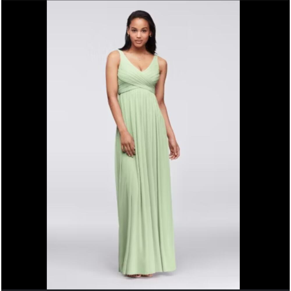 David's Bridal Meadow Long Mesh Dress - Size 12 - NWT